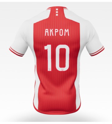 Ajax Chuba Akpom #10 Primera Equipación 2023-24 Manga Corta